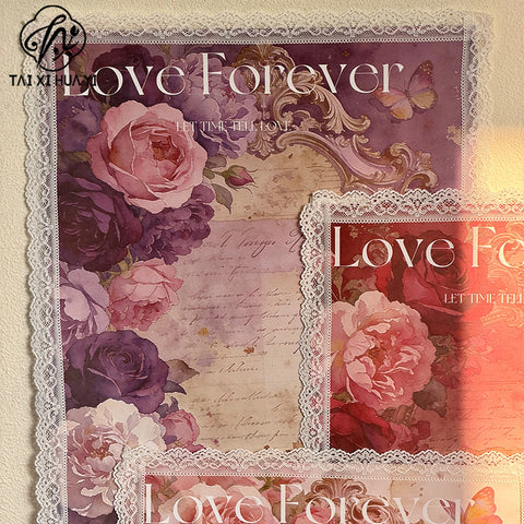 No Late Rose Knight Flower Wrapping Paper Flower Shop Floral DIY Handmade Wrapping Paper Gift Wrapping Paper