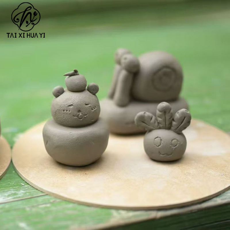 Soft pottery mud clay shaping clay porcelain mud 500g handmade pottery no-bake white mud manufacturers wholesale pottery mud