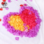 Wholesale wedding scene hand-thrown flower non-woven fabric simulated petals wedding room wedding bed decoration petals 120 pieces/bag