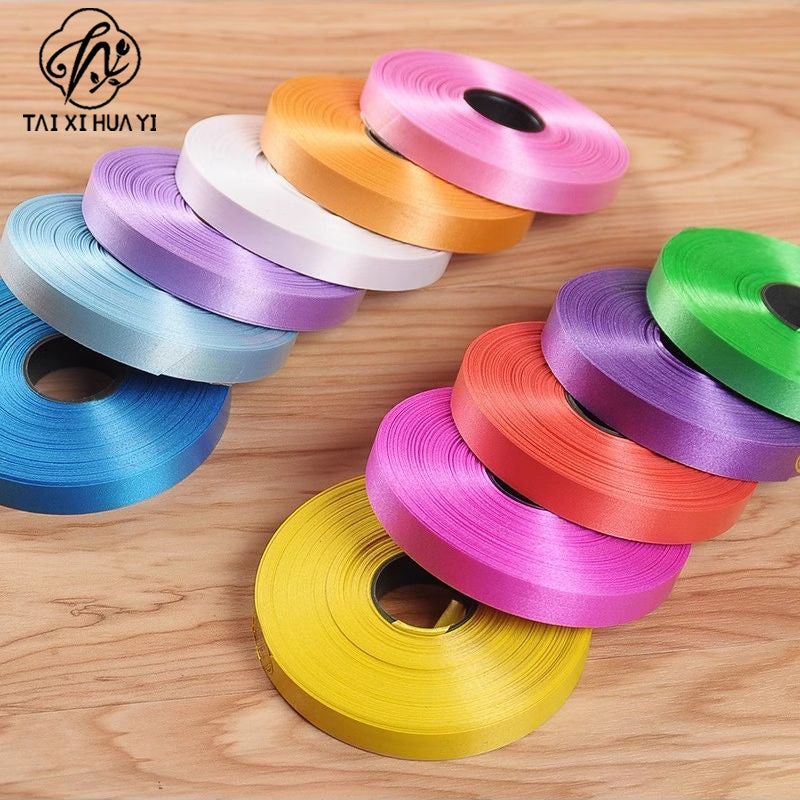 Plastic ribbon, wind chime ribbon, wedding supplies, balloon special ribbon, ribbon 1.1cm gift cake box decoration