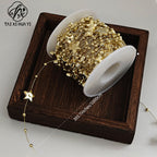 Pearl chain 8 + 3mm gypsy fishing line bead chain handmade bouquet gifts DIY holiday decoration floral materials