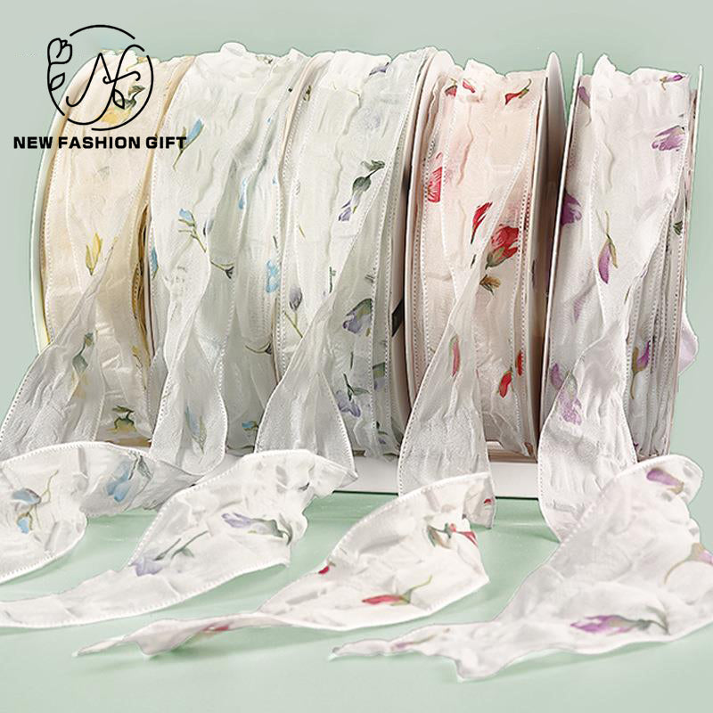 Wide Cotton Ribbon for DIY Bow Hair Accessories & Handmade Jewelry Versatile Christmas Gift Ribbons Main image