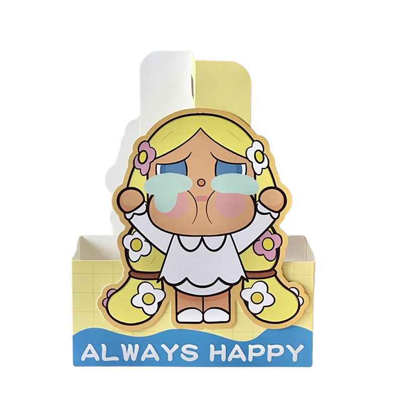 Children's Day Send Children Tide Play Series Tote Bag Cartoon DIY Coffee Milk Tea Decorative Flower Box Floral Packaging Materials