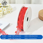 Bilateral love ribbon, hair accessories DIY bow flower gift packaging ribbon cross-border binding belt
