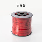 Wholesale 45-Yard Velvet 3mm Flat PVC Strap Floral Suede Binding for DIY Crafts Christmas Birthday Halloween