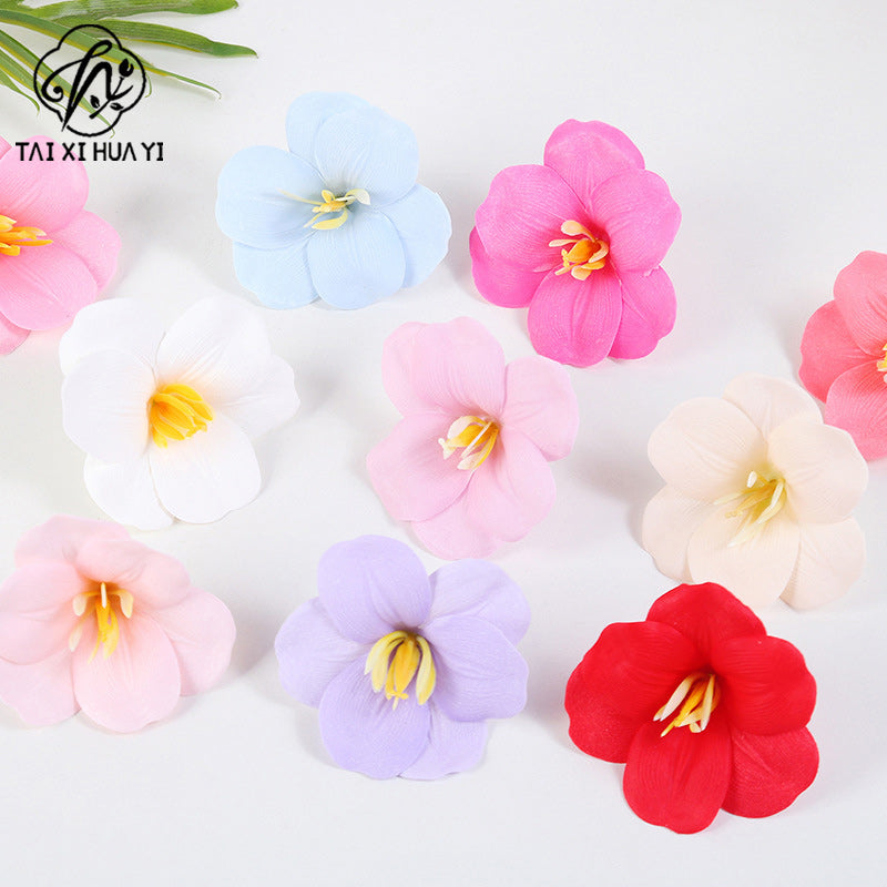 Soap flower tulip new bouquet flower accessories simulated flower gifts open tulip with flower embellishment