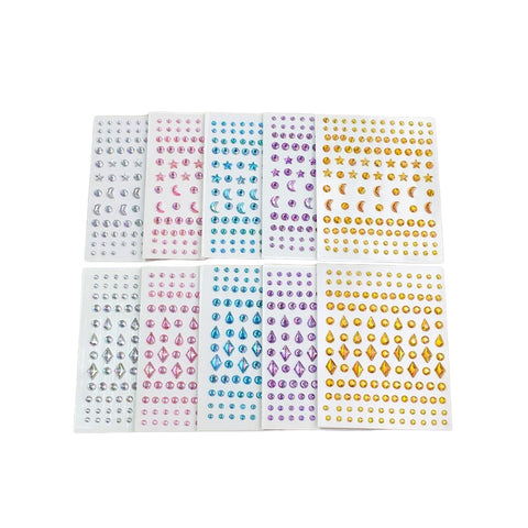 Star diamond sticker flower shop bouquet decoration rhinestone sticker flower petal letter diamond flower art packaging consumables