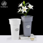Wake flower bucket flower shop special Hong Kong-style square flower bucket wholesale stall household dried flowers flower growing bucket Wake flower bucket