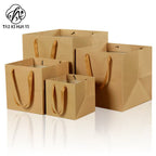 Cross-border kraft paper bag small gift bag flower tote bag cake packaging bag clothing oversized gift bag wholesale