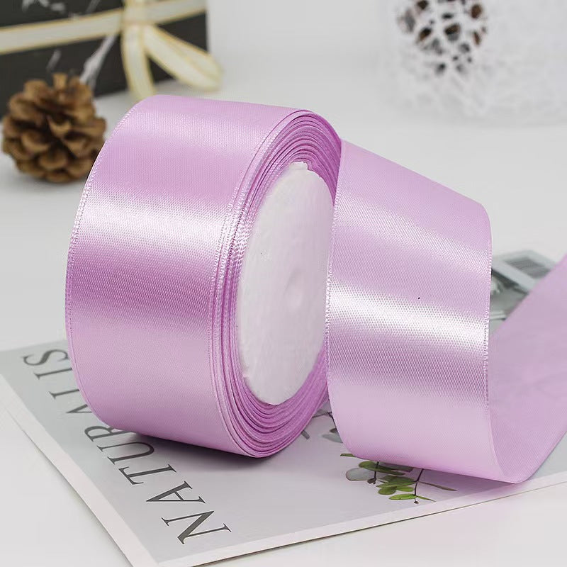 40mm Polyester Satin Ribbon Fashion-Style Floral and Gift Wrapping Ribbon for Birthday Christmas Halloween Decorations