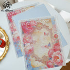 No Late Rose Knight Flower Wrapping Paper Flower Shop Floral DIY Handmade Wrapping Paper Gift Wrapping Paper