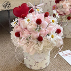 [520 & Mother's Day New Products] Romantic Surprise Flower Arrangement Box Bow Flower Box Handmade DIY Floral Materials