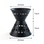 Christmas Design Plastic Container Flower Holder with Drainage Hole for Garden Use-Durable Modern Minimalist