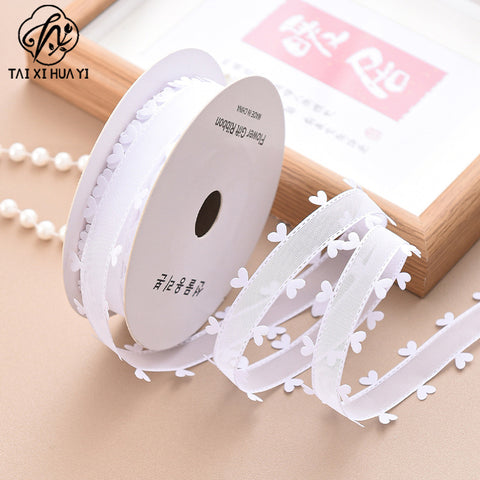 Bilateral love ribbon, hair accessories DIY bow flower gift packaging ribbon cross-border binding belt
