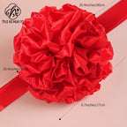 The opening of the big safflower ball, the ribbon cutting award, the unveiling of the red hydrangea wedding car, the new car, the car delivery, and the housewarming door