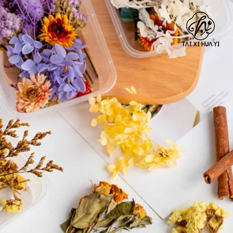 Wholesale Hot Sale Cross-border ETERNAL Dried Flower DIY Handmade Wedding Christmas Mother's Day Square Decoration Burnt Orange