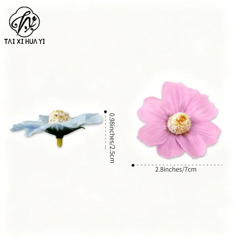 New Gesang Flower Soap Flower Cosmos Immortal Flower Soap Flower, Handmade Bouquet DIY Material, Decorative Ornament