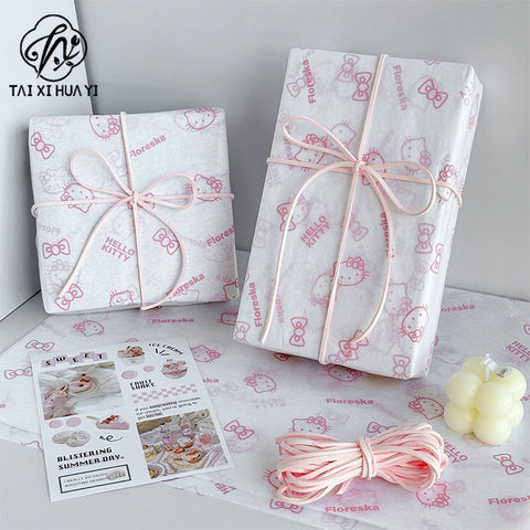 38G cute cat Sydney paper, factory wholesale printing flower shop handmade DIY Sydney paper, bouquet wrapping paper
