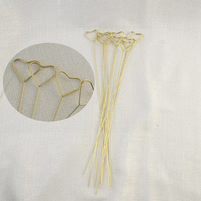 23 long bouquet plastic short insert greeting card card clip flower love insert card clip flower basket insert rod flower shop supplies