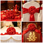 The opening of the big safflower ball, the ribbon cutting award, the unveiling of the red hydrangea wedding car, the new car, the car delivery, and the housewarming door
