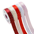 bronzing small love ribbon bow strap, gift box cake flower packaging ribbon handmade DIY ribbon