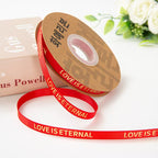 Valentine's Day flower shop floral supplies English threaded ribbon DIY bouquet ribbon material spot wholesale