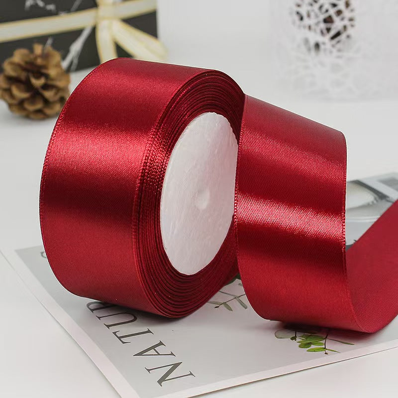 40mm Polyester Satin Ribbon Fashion-Style Floral and Gift Wrapping Ribbon for Birthday Christmas Halloween Decorations