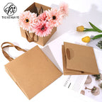 Cross-border kraft paper bag small gift bag flower tote bag cake packaging bag clothing oversized gift bag wholesale