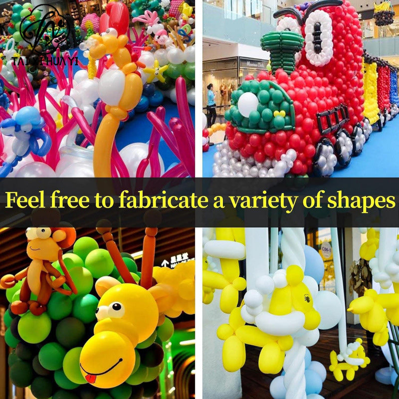 Magic Balloon 260 Long Balloon Birthday Party Wedding Arrangement 1.8g Thickened Long Latex Balloon
