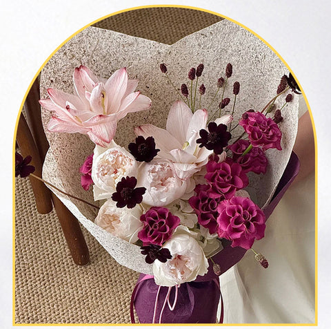 Internet celebrity handmade cloud hemp paper random pattern bark paper autumn and winter retro premium feeling bag flower paper thickened art paper wholesale