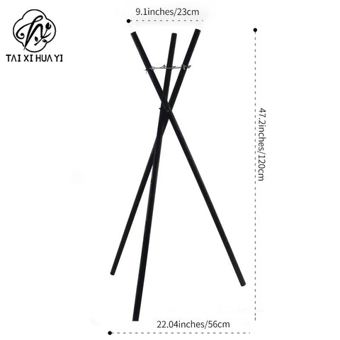 1. 28-meter raised flower rack, flower shop opening, cloth belt tripod, wooden triangular frame, flower arrangement rack wholesale