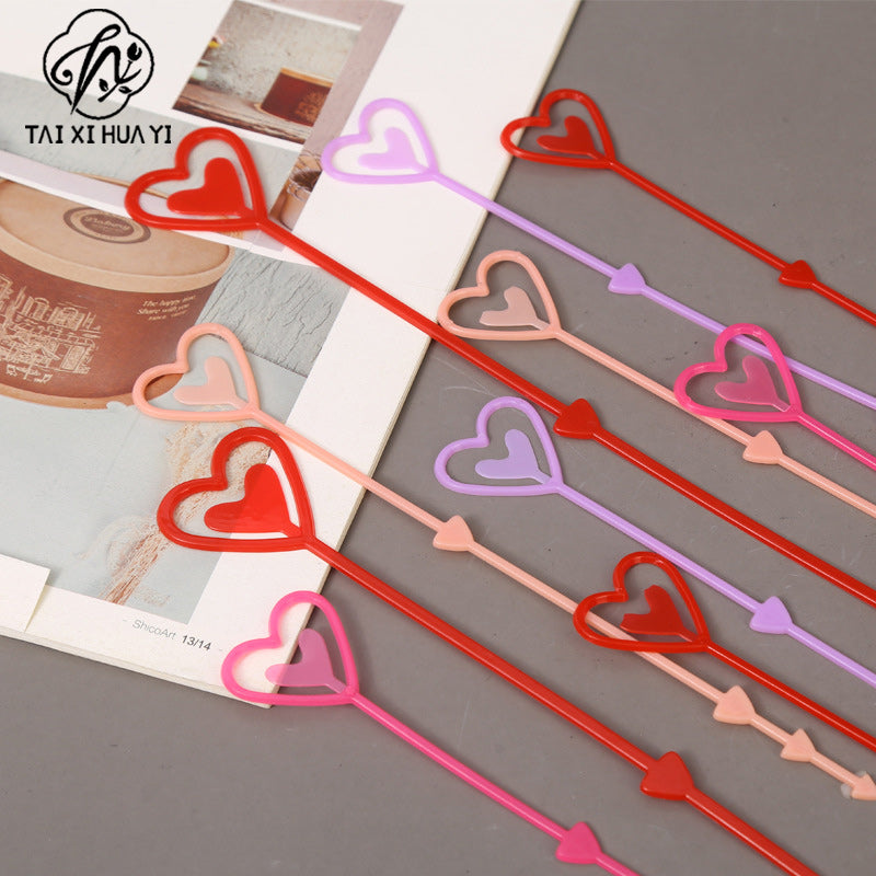 23 long bouquet plastic short insert greeting card card clip flower love insert card clip flower basket insert rod flower shop supplies