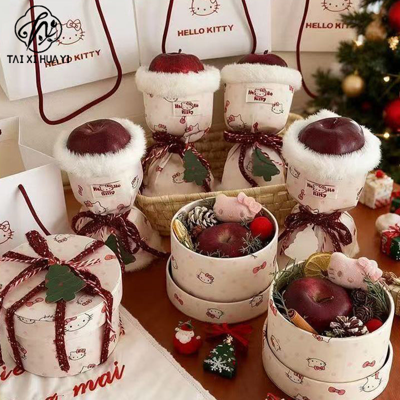 Christmas Hellokitty Apple Box Material Pack Christmas Eve Hug Bucket DIY Material
