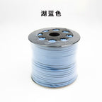 Wholesale 45-Yard Velvet 3mm Flat PVC Strap Floral Suede Binding for DIY Crafts Christmas Birthday Halloween