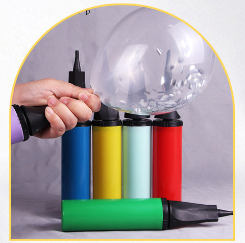 Plastic flat nozzle pump, manual hand pump, balloon macaron inflatable cylinder wholesale directly from the manufacturer
