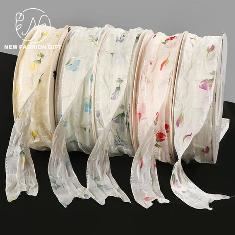 Wide Cotton Ribbon for DIY Bow Hair Accessories & Handmade Jewelry Versatile Christmas Gift Ribbons