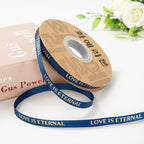 Valentine's Day flower shop floral supplies English threaded ribbon DIY bouquet ribbon material spot wholesale