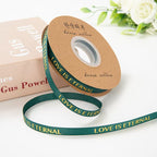 Valentine's Day flower shop floral supplies English threaded ribbon DIY bouquet ribbon material spot wholesale