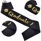 European and American fashion graduation shoulder strap IGRADUATED etiquette belt ribbon graduation party clothing shoulder strap decoration