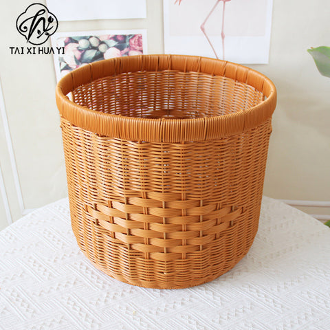 Round laundry bucket Bedroom laundry basket Living room Toy sundries storage basket Bath towel basket Hotel towel basket