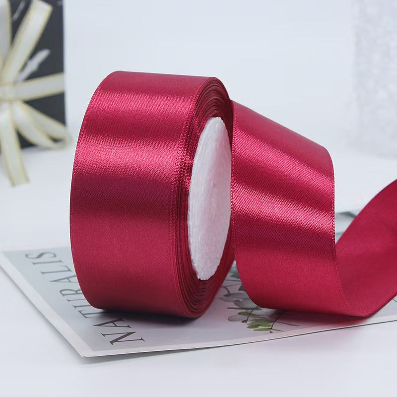 40mm Polyester Satin Ribbon Fashion-Style Floral and Gift Wrapping Ribbon for Birthday Christmas Halloween Decorations