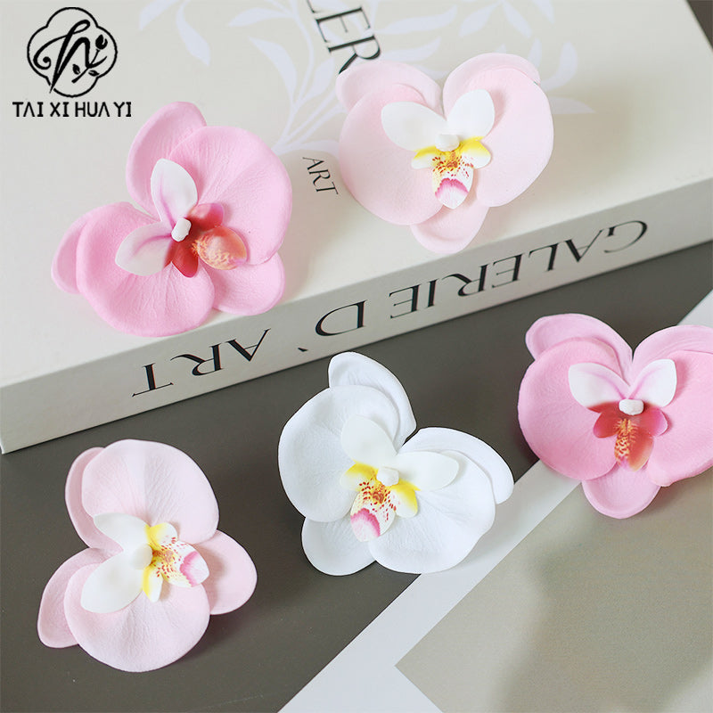 New Phalaenopsis Christmas Soap Flower Orchid Soap Flower Gift Box Bouquet Making Decoration Flower Shop Spot