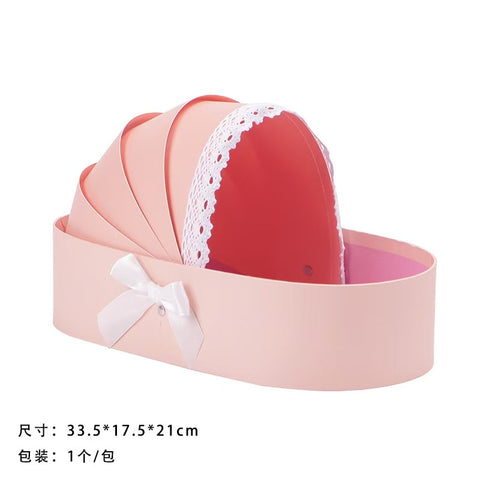 Cradle Gift Box Creativity Flower Packaging Gift Box Paper Material Gift Box