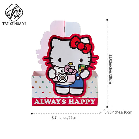 Children's Day Send Children Tide Play Series Tote Bag Cartoon DIY Coffee Milk Tea Decorative Flower Box Floral Packaging Materials