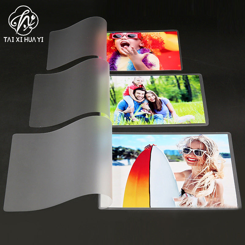 Plastic sealing film 5 inch 6 inch 7 inch 8 inch A4 photo ID card protection film office plastic sealing film รูปสินค้ารอง