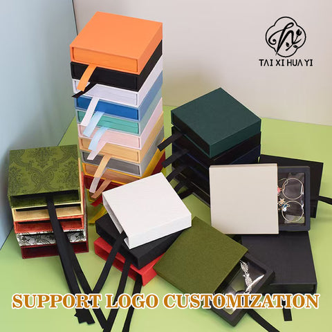 Customized Eco-friendly Portable Reusable Handmade Paperboard Jewelry Drawer Packaging Gift Box