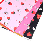 Childlike cute bouquet wrapping paper Ouya paper strawberry bouquet packaging waterproof flower shop floral supplies