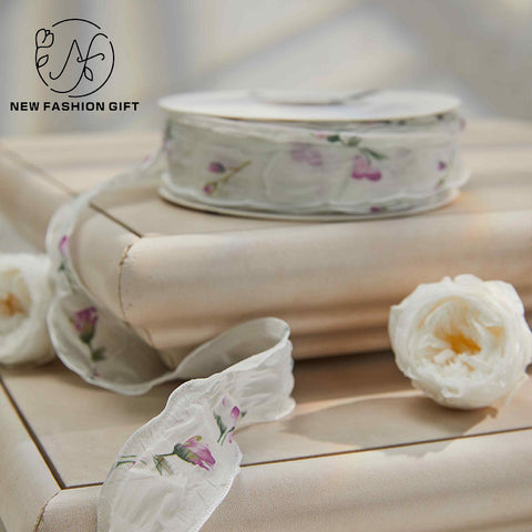 Wide Cotton Ribbon for DIY Bow Hair Accessories & Handmade Jewelry Versatile Christmas Gift Ribbons