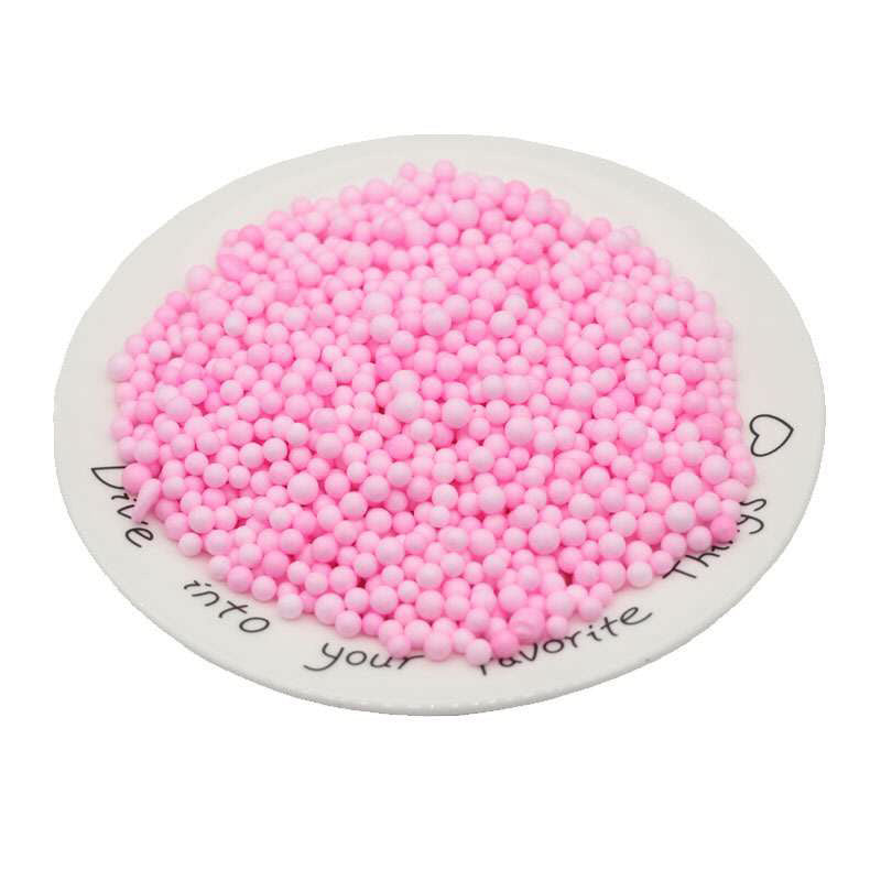 10G Internet celebrity gift box Girls Heart Birthday Foam Ball Slime Filled Granular Colorful Macaron Foam Ball