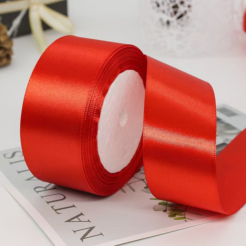 40mm Polyester Satin Ribbon Fashion-Style Floral and Gift Wrapping Ribbon for Birthday Christmas Halloween Decorations
